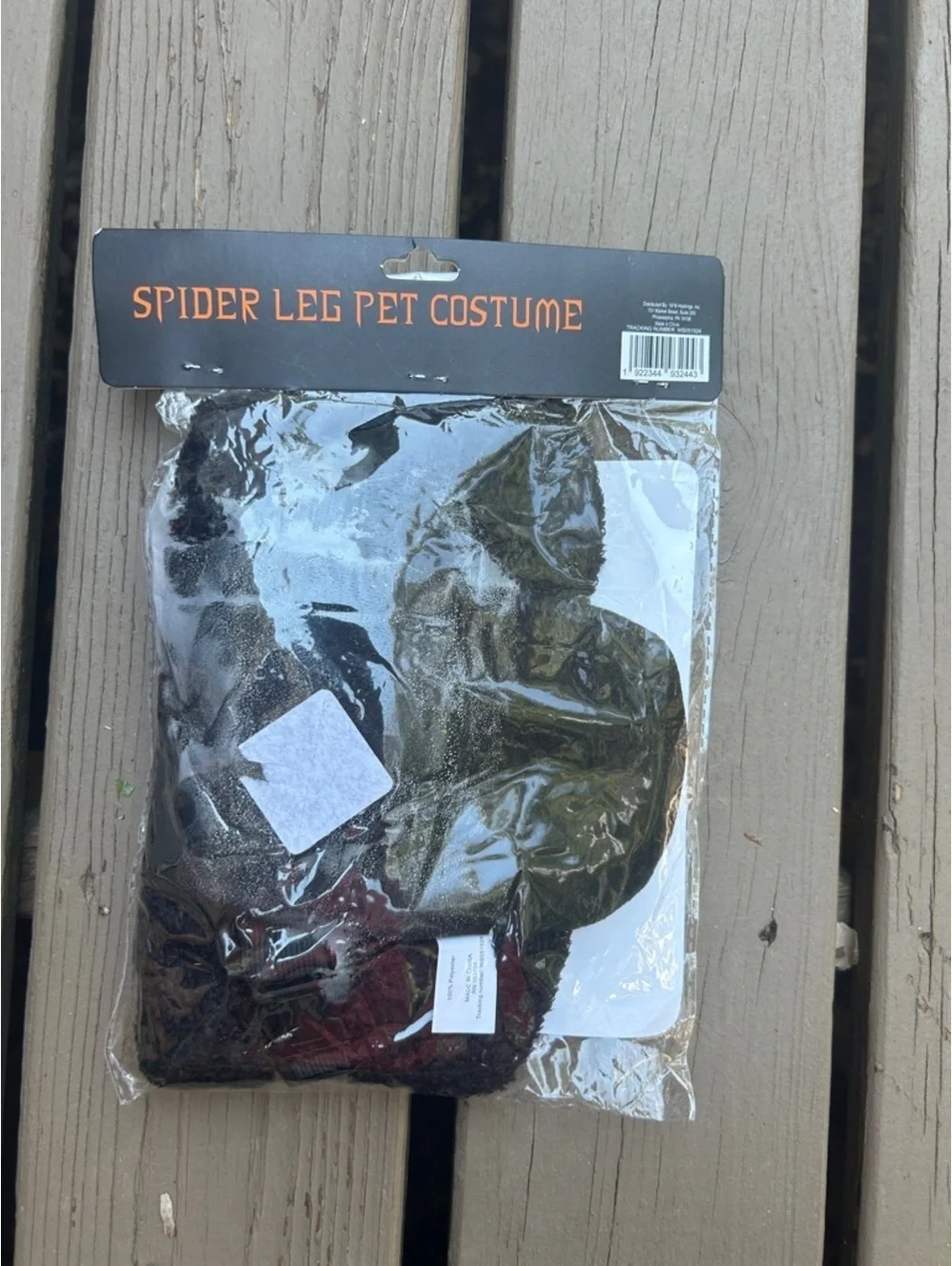 Spider Leg Pet Costume for Pets - Black - Halloween Costume | OSFM
